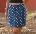 indigo  skort
